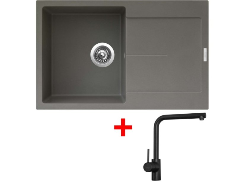 Sinks ULTIMA 790 Truffle + Elka černá matná