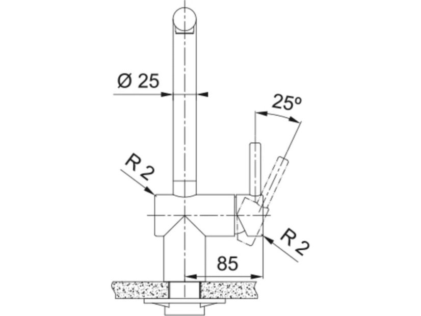 Dřezová baterie Franke FC 3834.505 Atlas Neo Měděná