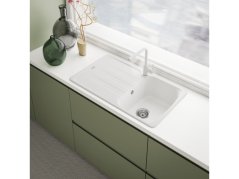Dřezová baterie Franke FS 3235.094 LINA SMART Bílá-led