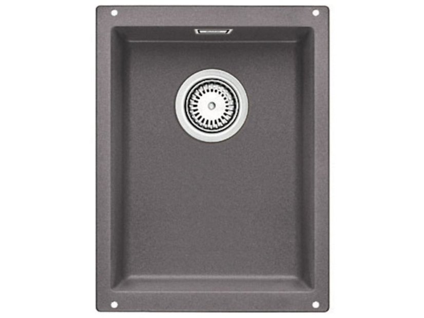 Granitový drez Blanco SUBLINE 320-U sivá skala s tiahlom