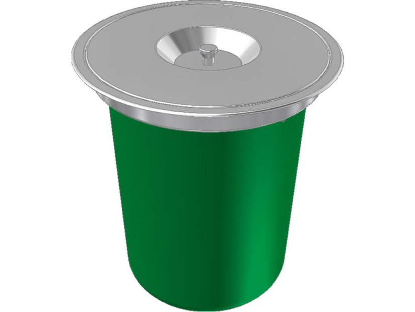 Odpadkový koš Franke KEA F12, Montáž do roviny