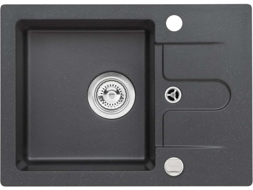 Granitový drez Alveus CORTINA 10 čierna