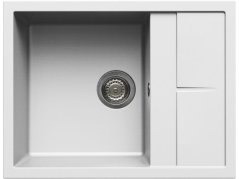 Granitový dřez Elleci Unico 125 Bílá K96