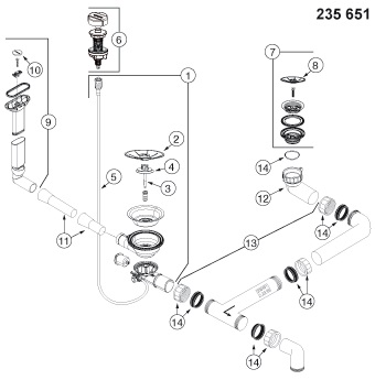 Granitový drez Blanco COLLECTIS 6 S Sivá vulkán