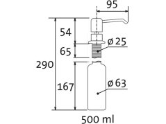 Sinks Dávkovač BOX lesklý