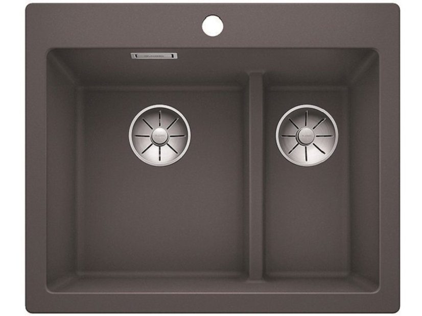 Granitový dřez Blanco PLEON 6 Split šedá skála
