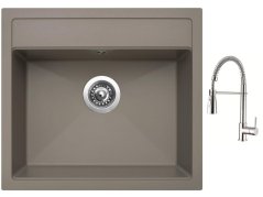 Set Sinks SOLO 560 Truffle + batéria Sinks MIX 35 PROF S chróm