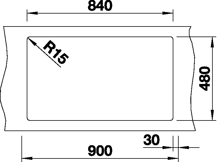 Granitový drez Blanco Pleon 9 Tartufo ľavý