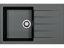 Granitový drez Alveus CADIT 20 QC čierný A91