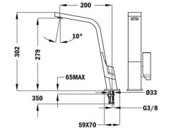 Kuchyňská baterie Teka IC 915 BK
