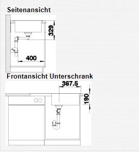 Granitový dřez Blanco LEGRA XL 6 S šedá vulkán