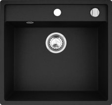 Granitový drez Pyramis Camea 53x50 1B Carbon