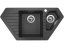 Sinks BRAVO 850.1 Granblack + Elasta nerez/černá