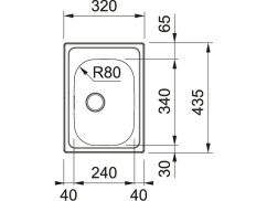 Nerezový dřez Franke ETX 610-24