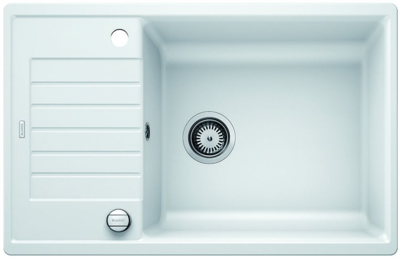 Granitový dřez Blanco ZIA XL 6 S Compact bílá soft s excentrem