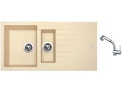 Set Sinks PERFECTO 1000.1 Sahara + baterie Sinks MIX 3 S Chrom Set Sinks PERFECTO 1000.1 Sahara + baterie Sinks MIX 3 S Chrom