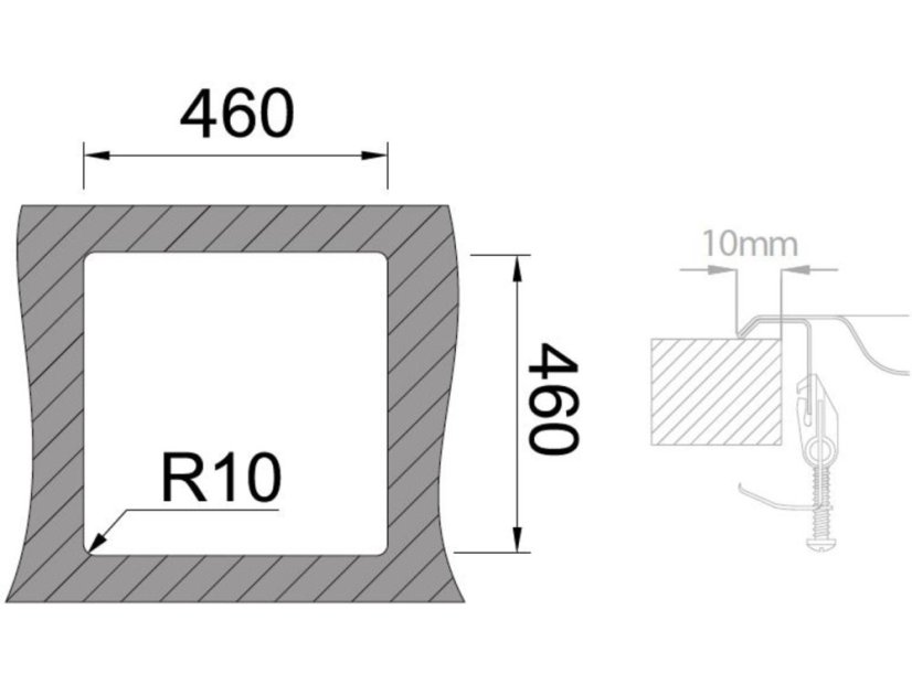 Sinks MANAUS 480 + PRONTO