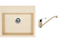Set Sinks SOLO 560 Sahara + baterie Sinks PRONTO Sahara