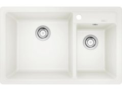 Granitový dřez Blanco Legra 8 bílá soft dřez vlevo