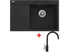 Set Sinks RIM 780 P Metalblack + Vitalia GR