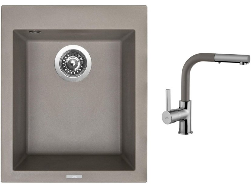 Set Sinks CUBE 410 Truffle + baterie Sinks Enigma Truffle