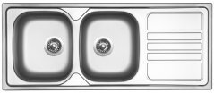Nerezový dřez Sinks OKIO 1200 DUO V 0,6mm matný