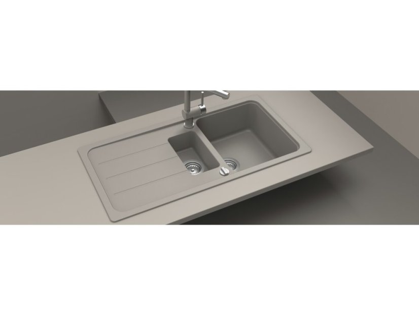 Granitový drez Schock Formhaus D-150L-A Asphalt