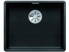 Granitový drez Blanco SUBLINE 500 F InFino antracit bez tiahla