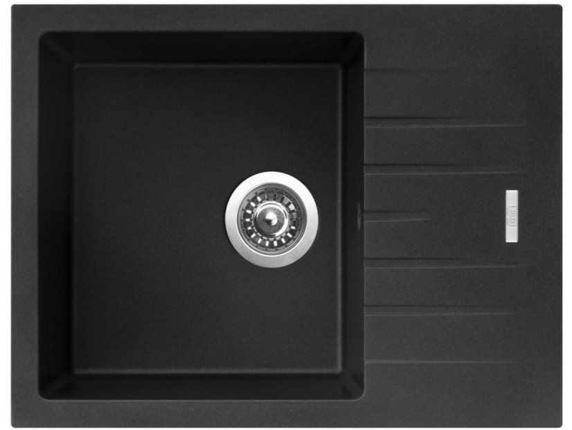 Sinks PERFECTO 650 Metalblack + Elka čierná matná