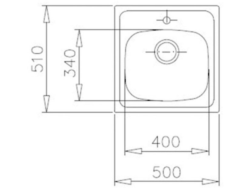 Nerezový dřez Teka Starbright 50 E-XN 1B X