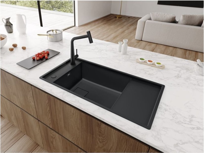 Franke Colorline Easy Click knoflík Matná černá