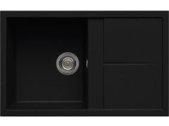 Granitový drez Elleci Unico 300 Full black G40