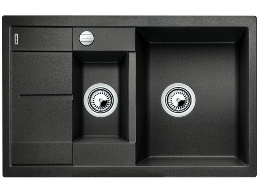 Granitový drez Blanco METRA 6 S Compact antracit