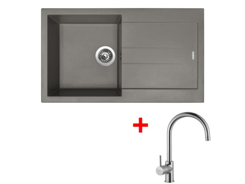 Set Sinks Amanda 860 Truffle + Vitalia