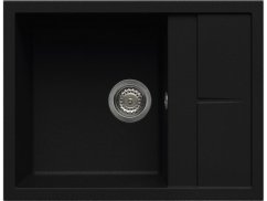 Granitový dřez Elleci Unico 125 Full Black G40