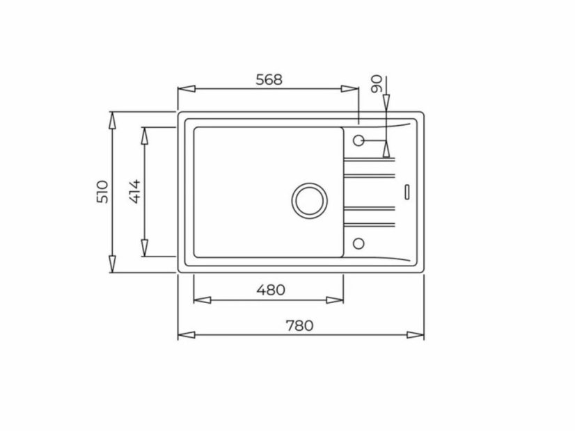 Granitový drez Teka STONE 60 S-TG 1B 1D Topaz