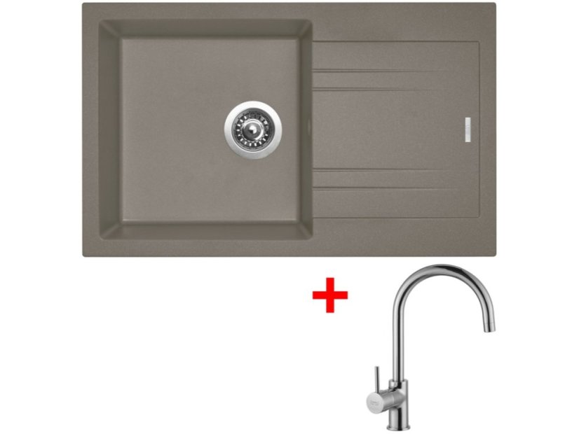 Set Set Sinks Linea 780 Truffle + Vitalia