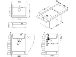 Set Alveus Atrox beton + Tonia