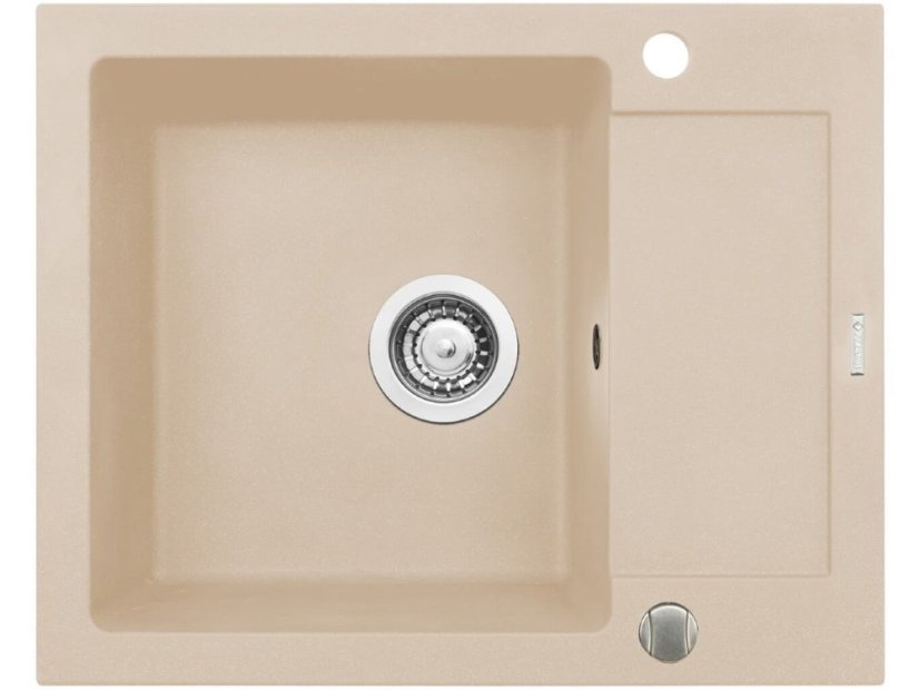 Granitový drez Pyramis Mido 62 x 50 1B 1D Béžová