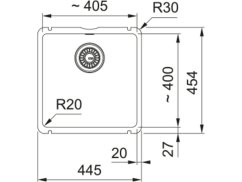 Keramický dřez Franke KXK 110-41 Onyx