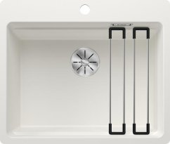 Blanco Etagon 6-F InFino Silgranit bílá bez excentru+pojezdy