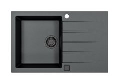 Granitový drez Alveus Cadit 20 čierný - Black edition
