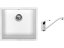 Set Sinks FRAME 457 Milk + baterie Sinks Pronto Milk