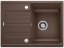 Granitový dřez Blanco ZIA 45 S Compact káva s excentrem