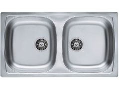 Nerezový dvojdřez Alveus Basic 160 - obrázek 3