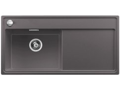 Granitový dřez Blanco ZENAR XL 6 S Silgranit šedá skála dřez vlevo s excentrem