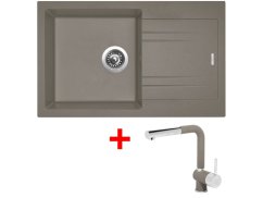 Set Sinks Linea 780 Truffle + Mix 3 P GR