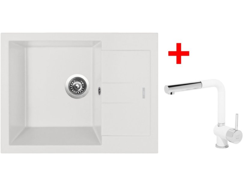 Sinks AMANDA 650 Milk + Mix 3 P GR
