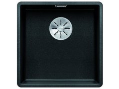 Granitový drez Blanco SUBLINE 400 F InFino antracit bez tiahla