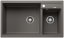 Granitový drez Blanco METRA 9 sivá vulkan